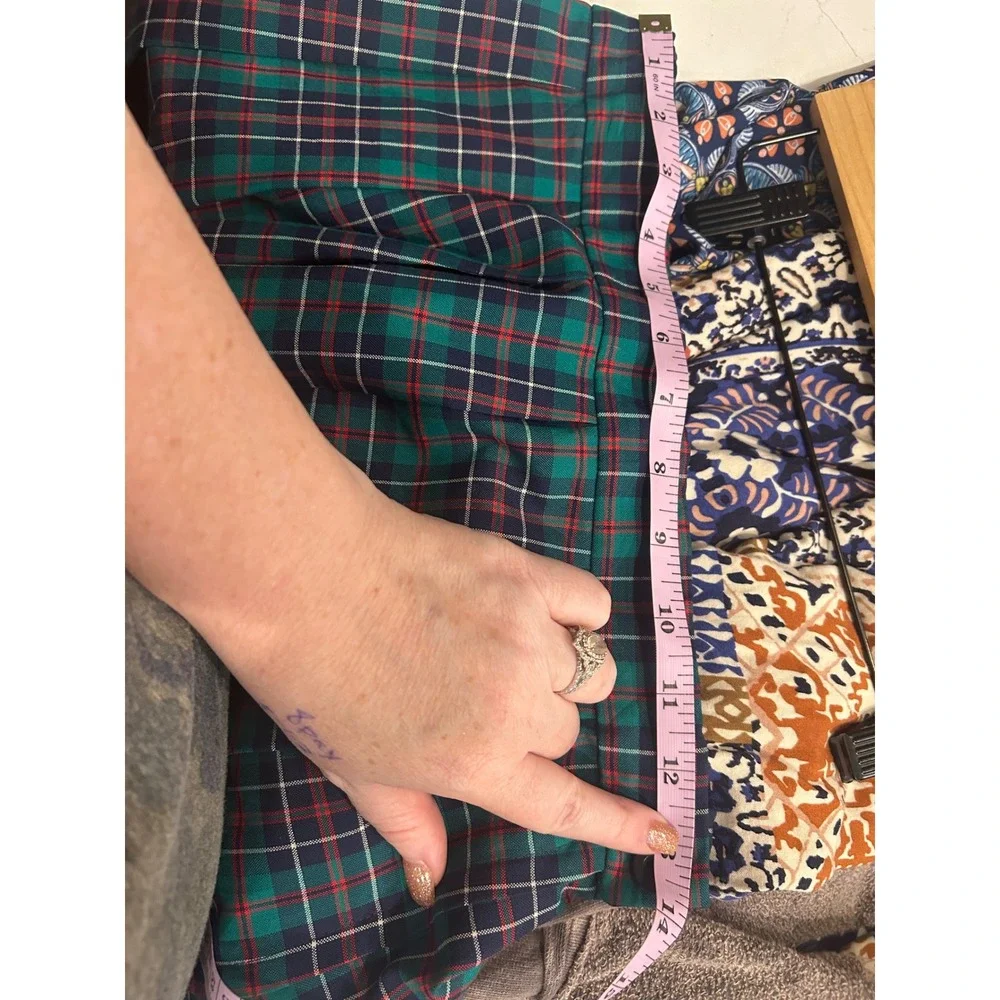 Pendleton Pleated Skirt Green Plaid Wool USA Vintage School Girl Prep Kids 8‎
